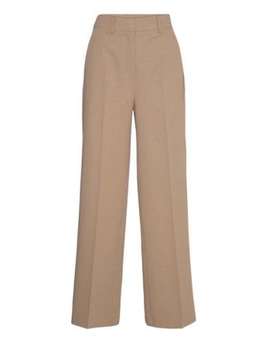 Cmdan-Wide-Pant Bottoms Trousers Wide Leg Beige Copenhagen Muse