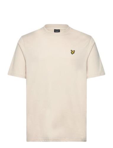 Rally Tipped T-Shirt Tops T-shirts Short-sleeved Beige Lyle & Scott