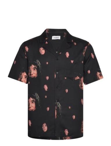 Orson Shirt Tops Shirts Short-sleeved Black Soulland