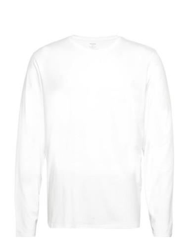 Long Sleeve Tee Bamboo Tops T-shirts Long-sleeved White Resteröds