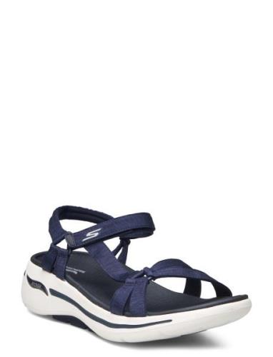 Womens Gowalk Arch Fit - Elite Sandal Matalapohjaiset Sandaalit Navy S...