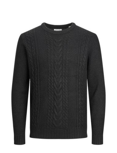 Jjcraig Knit Crew Neck Aw23 Tops Knitwear Round Necks Black Jack & J S