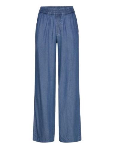 Phillipa-M Bottoms Trousers Wide Leg Blue MbyM