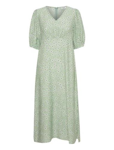 Byibano Long Dress 2 - Maksimekko Juhlamekko Green B.young