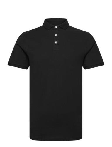 Bs Monir Regular Fit Polo Shirt Tops Polos Short-sleeved Black Bruun &...