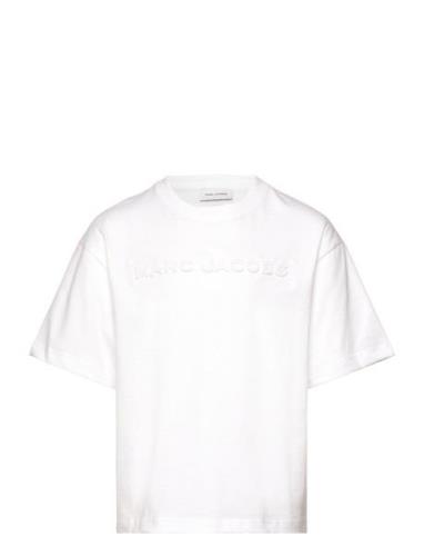 Short Sleeves Tee-Shirt Tops T-shirts Short-sleeved White Little Marc ...