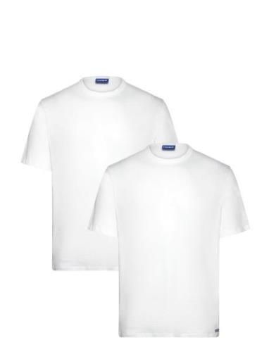 Blue2_Naolo Tops T-shirts Short-sleeved White HUGO BLUE