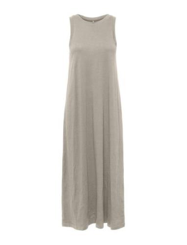 Onlmay Life S/L Long Dress Jrs Noos Maksimekko Juhlamekko Grey ONLY