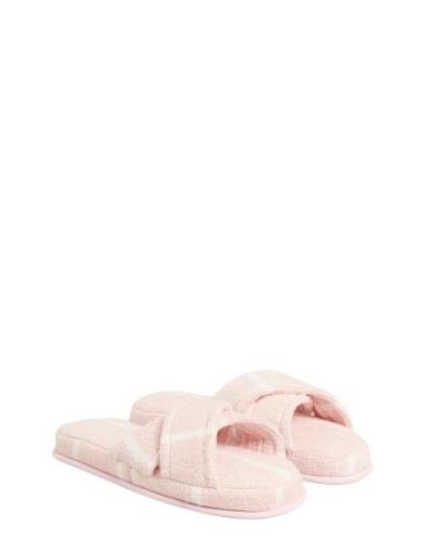 Stripe Cross Slippers Aamutossut Tohvelit Pink GANT