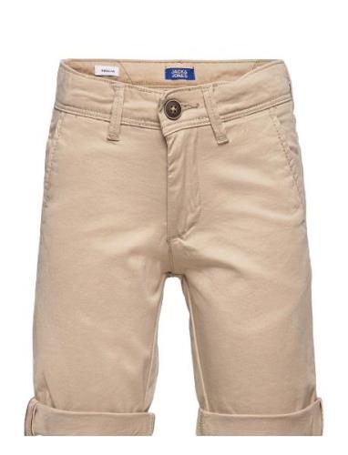 Jpstbowie Jjshorts Solid Sn Jnr Bottoms Shorts Beige Jack & J S