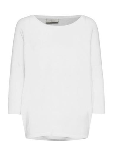 Fqj -Pu Tops Knitwear Jumpers White FREE/QUENT