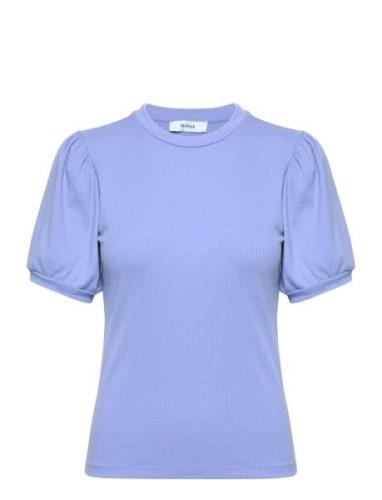 Johanna Tee Tops T-shirts & Tops Short-sleeved Blue Minus