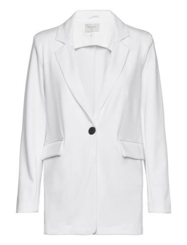 Fqnanni-Ja-Fashion-Struc Blazers Single Breasted Blazers White FREE/QU...