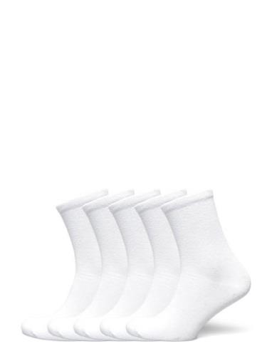 5-Pack Ladies Basic Socks Lingerie Socks Regular Socks White NORVIG