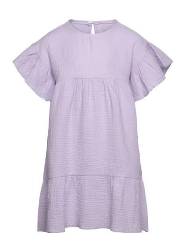 Dress Ss Muslin Dresses & Skirts Dresses Casual Dresses Short-sleeved ...