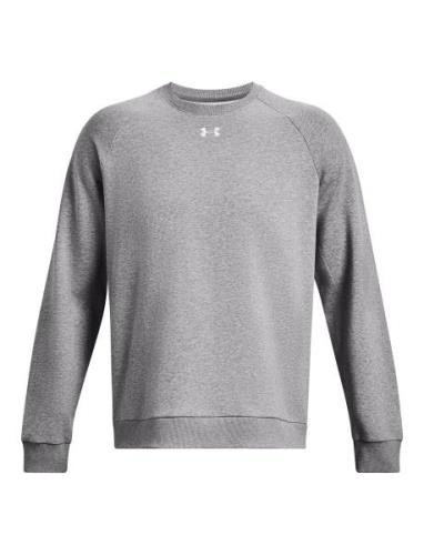 Ua Rival Fleece Crew Sport Sweat-shirts & Hoodies Sweat-shirts Grey Un...