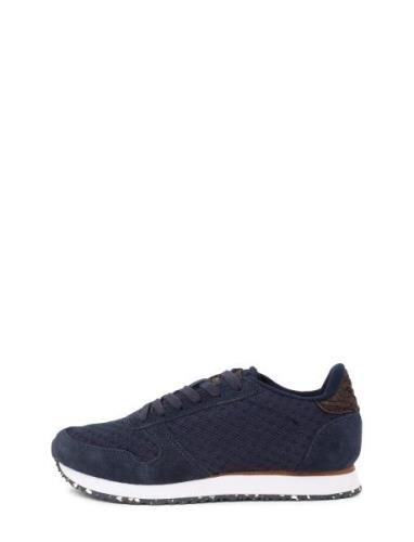 Ydun Suede Mesh Ii Matalavartiset Sneakerit Tennarit Navy WODEN