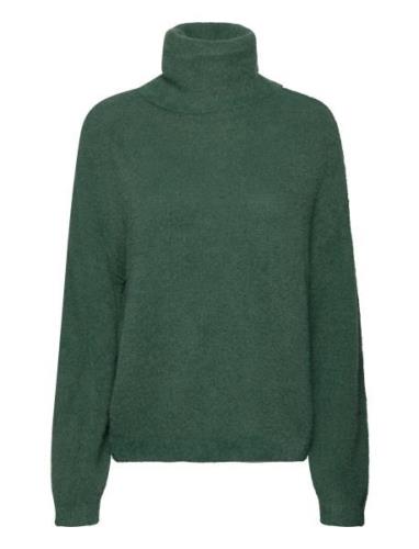 Vilajuli Rollneck L/S Knit - Noos Tops Knitwear Turtleneck Green Vila