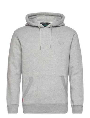 Essential Logo Hoodie Tops Sweat-shirts & Hoodies Hoodies Grey Superdr...