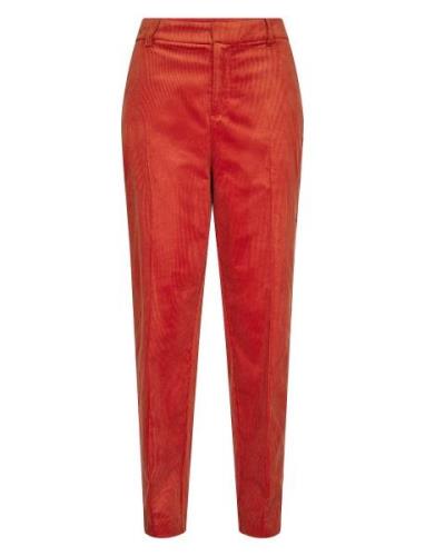 Mmviola Brima Pant Bottoms Trousers Straight Leg Orange MOS MOSH