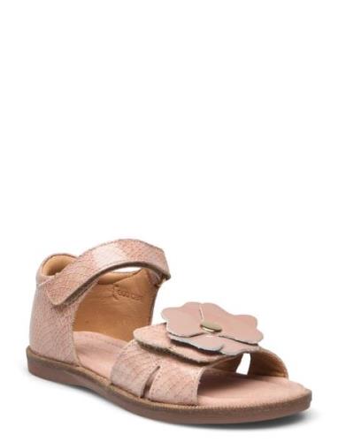 Bisgaard Barbara C Shoes Summer Shoes Sandals Beige Bisgaard