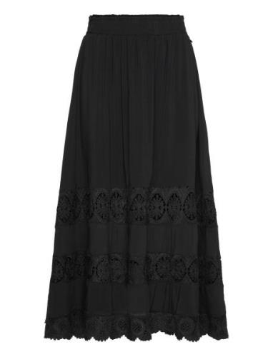 Nugaia Skirt Pitkä Hame Black Nümph