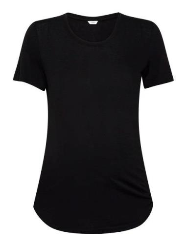 Top Mom Vega Tops T-shirts & Tops Short-sleeved Black Lindex