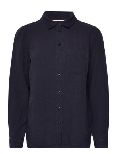 Kivaspw Sh Tops Shirts Long-sleeved Navy Part Two