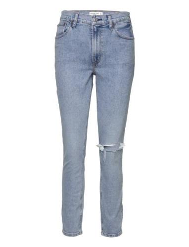 Anf Womens Jeans Bottoms Jeans Skinny Blue Abercrombie & Fitch