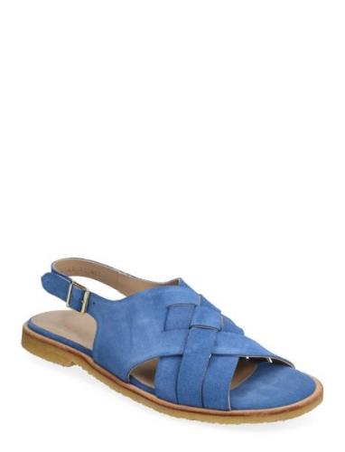 Sandals - Flat - Open Toe - Op Matalapohjaiset Sandaalit Blue ANGULUS