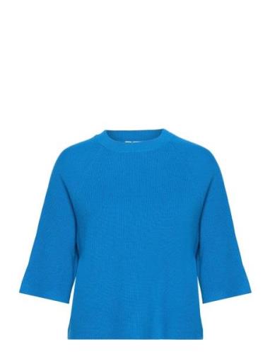 Ihboston Ms Tops Knitwear Jumpers Blue ICHI