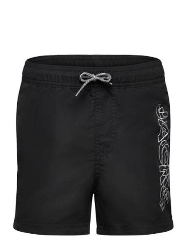 Jpstfiji Jjswim Double Logo Ly Sn Jnr Bottoms Shorts Black Jack & J S