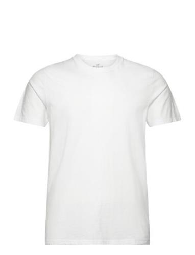 Hco. Guys Knits Tops T-shirts Short-sleeved White Hollister