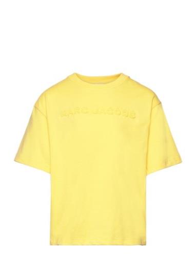 Short Sleeves Tee-Shirt Tops T-shirts Short-sleeved Yellow Little Marc...