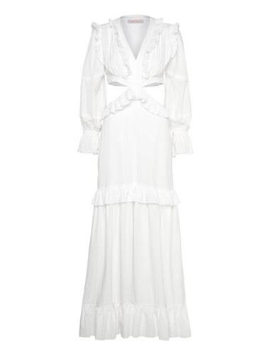 Kelly Maxi Dress Maksimekko Juhlamekko White Love Lolita