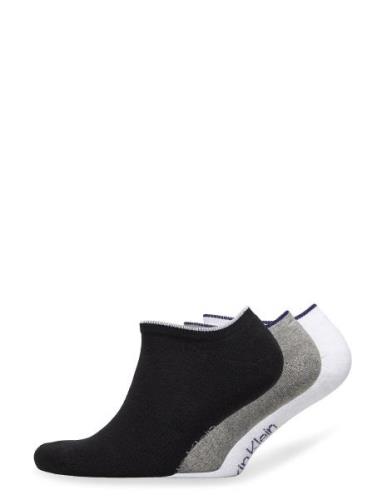 Ck Men Sneaker 3P Athleisure Nilkkasukat Lyhytvartiset Sukat Grey Calv...