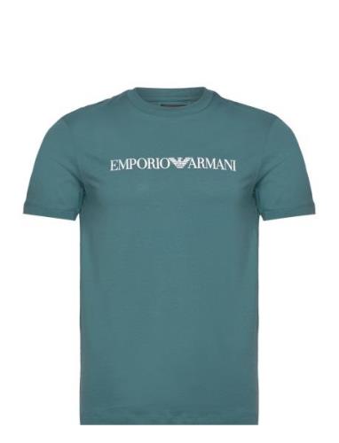 T-Shirt Designers T-shirts Short-sleeved Blue Emporio Armani