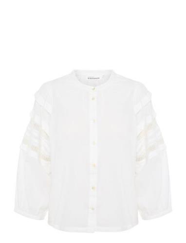 Ommikb Blouse Tops Blouses Long-sleeved White Karen By Simonsen