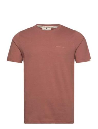 Akrod S/S Tee Noos - Gots Tops T-shirts Short-sleeved Brown Anerkjendt