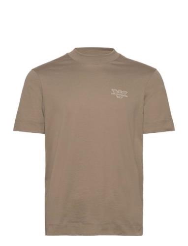 T-Shirt Designers T-shirts Short-sleeved Brown Emporio Armani