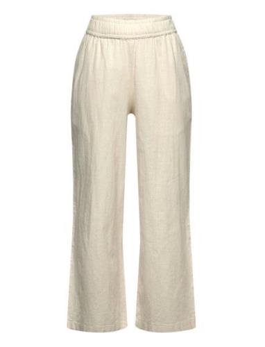 Nkffalinnen Wide Pant Noos Bottoms Trousers Beige Name It