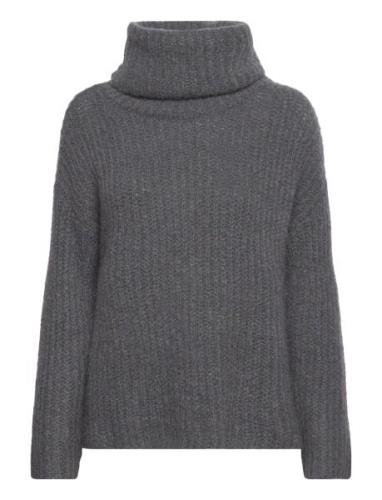 Florabel-M Tops Knitwear Turtleneck Grey MbyM