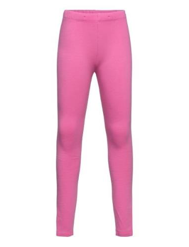 Leggings Basic Brushed Solid Bottoms Leggings Pink Lindex