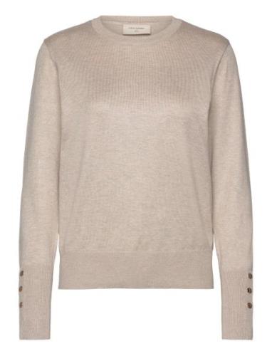 Fqkatie-Pullover Tops Knitwear Jumpers Beige FREE/QUENT