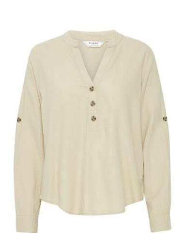 Byfalakka Shirt - Tops Shirts Long-sleeved Cream B.young