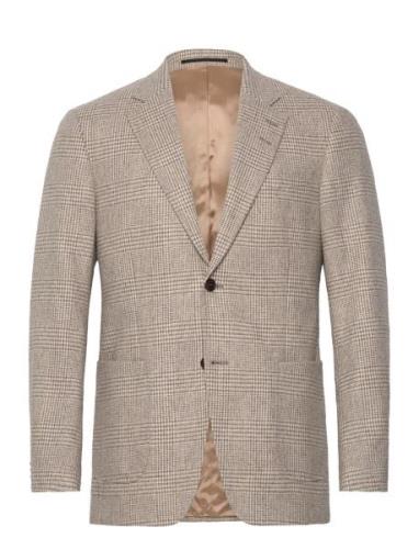 Jeffery L Suits & Blazers Blazers Single Breasted Blazers Beige Tiger ...