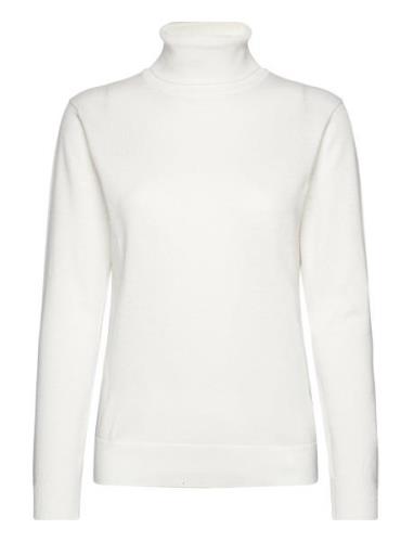 Knit Basic T Tops Knitwear Turtleneck White Tom Tailor