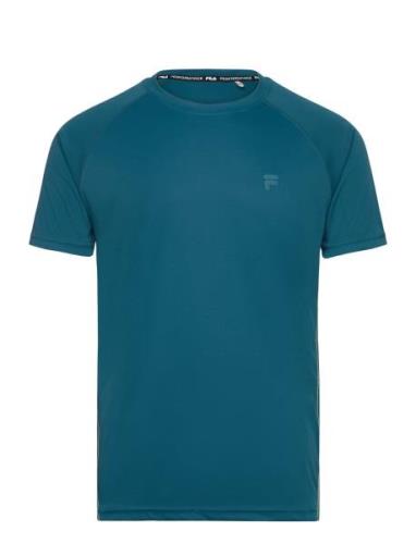 Rozzano Running Tee Tops T-shirts Short-sleeved Blue FILA