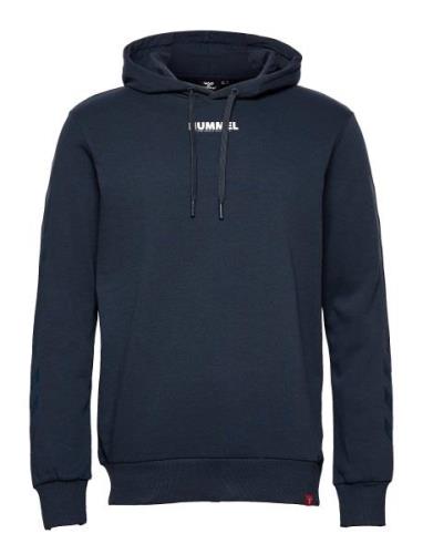 Hmllegacy Hoodie Sport Sweat-shirts & Hoodies Hoodies Navy Hummel