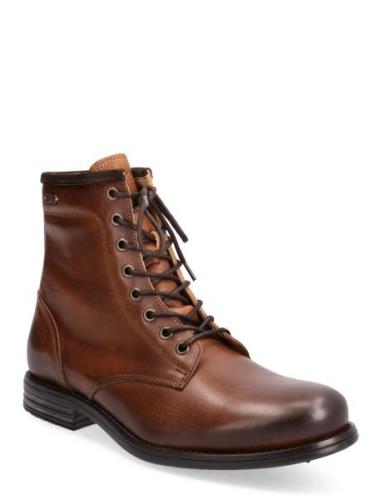 Nicco Leather Shoe Nyörisaappaat Brown Sneaky Steve